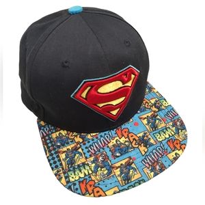 DC COMICS Superman Comic Strip Snapback Trucker Baseball Hat Cap